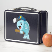 Pet van de politie van de vispolitie (In situ)