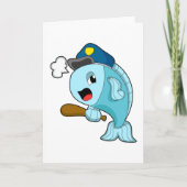 Pet van de politie van de vispolitie kaart (Voorkant)