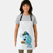 Pet van de politie van de vispolitie schort (Insitu)