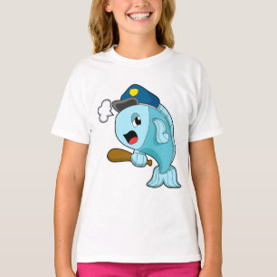 Pet van de politie van de vispolitie t-shirt