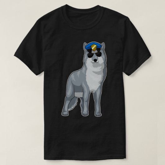 Pet van de politie van Wolf Cop T-shirt (Design voorkant)