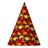 Pet van de rode en gele Peppers Feesthoedjes (Links)