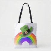 Pet van de St. Patricks Day en regenboog Tote Bag (Voorkant)