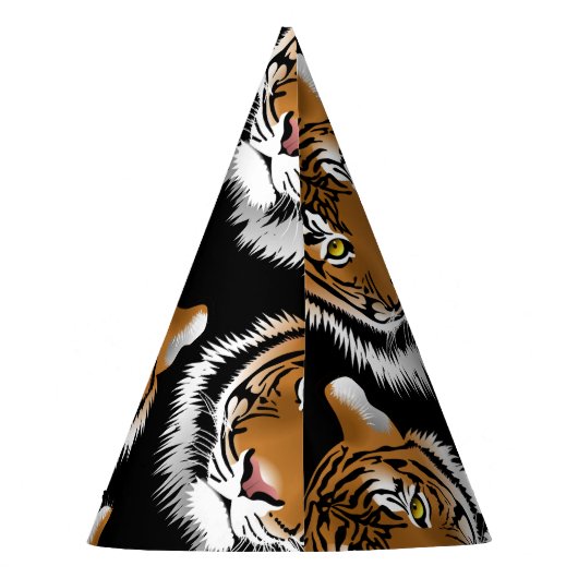 Pet van de tijgerpartij feesthoedjes (Achterkant)