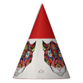 Pet van de tijgerpartij feesthoedjes (Links)