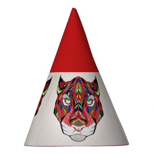 Pet van de tijgerpartij feesthoedjes (Rechts)