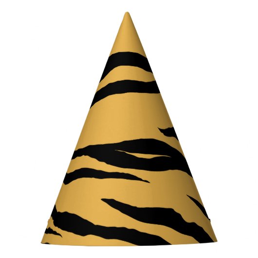 Pet van de tijgerstaffpartij feesthoedjes (Voorkant)