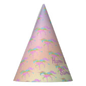 Pet van de Unicorn van de Rainbow Glittering Paste Feesthoedjes (Links)