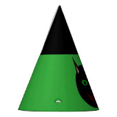 Pet van de zwarte kat-partij Halloween Feesthoedjes (Links)