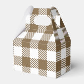 Pet van de zwarte pelgrim op bruine speldenstaart  bedankdoosjes (Achterkant)