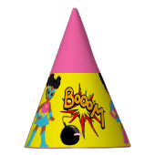 Pet van de zwarte superheld feesthoedjes (Rechts)