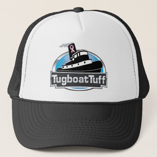Pet van een sleepboot voor borstkankervoorlichting (Voorkant)