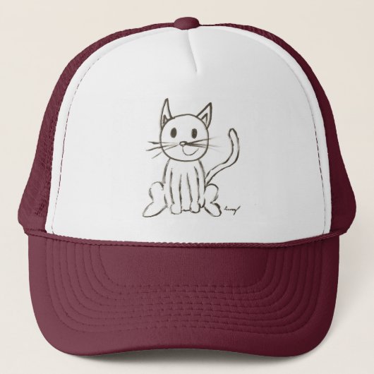 Pet van geverfd Kat (Voorkant)