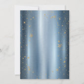 Pet van goudAfstudeerder, sterren Blue Metallic Af Kaart (Achterkant)