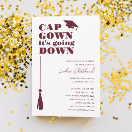 Pet van Graduation Party gaat naar beneden Kaart