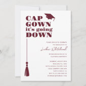 Pet van Graduation Party gaat naar beneden Kaart (Voorkant)