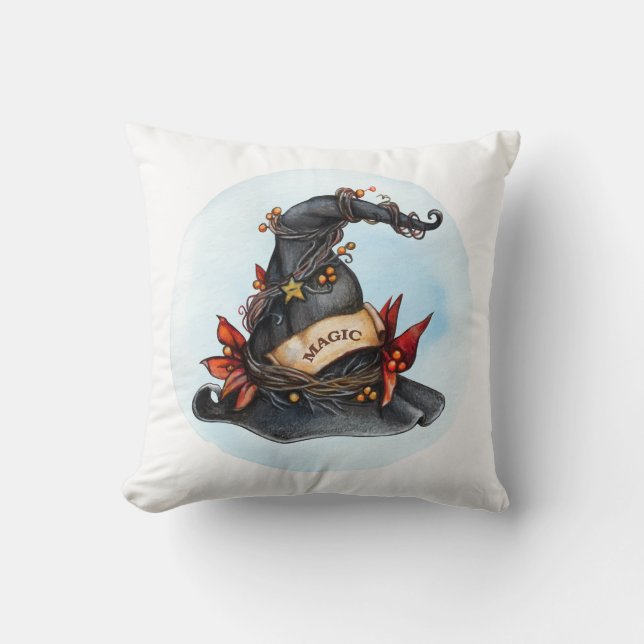 Pet van halloween Magic Witches Sierkussen (Voorkant)
