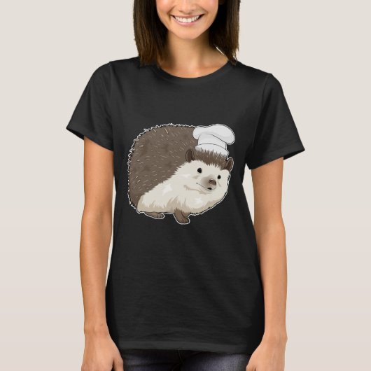 Pet van hedgel Cook Chef T-shirt (Voorkant)