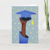 Pet van het Afstuderen van het afstuderen bedrijf  Kaart (Voorkant)