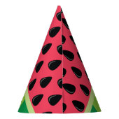 Pet van het thema Watermeloen Feesthoedjes (Achterkant)