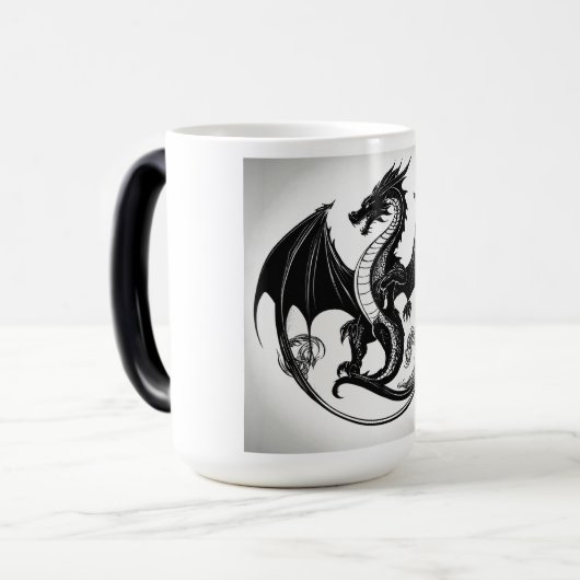 Pet van koffie magische mok (Voorkant links)