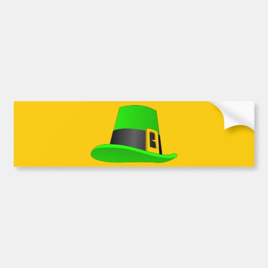 Pet van Leprechaun met sluiting Bumpersticker (Voorkant)