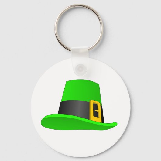 Pet van Leprechaun met sluiting Sleutelhanger (Voorkant)