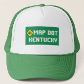 Pet van Map Dot Trucker (Voorkant)