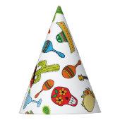 Pet van Mexicaanse Fiesta-iconen Feesthoedjes (Voorkant)