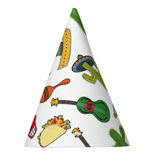 Pet van Mexicaanse Fiesta-iconen Feesthoedjes (Rechts)