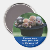 Pet van Morgan Magneet (Voorkant / Achterkant)