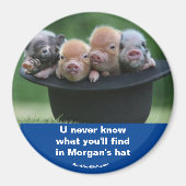 Pet van Morgan Magneet (Voorkant)