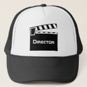 Pet van Movie Director met Clapperboard (Voorkant)
