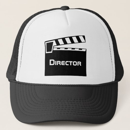 Pet van Movie Director met Clapperboard (Voorkant)