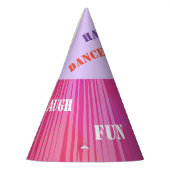 Pet van Music Beat Red Party Feesthoedjes (Links)