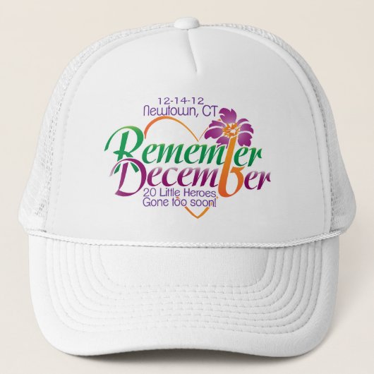 Pet van Newtown School Memorial (Voorkant)