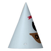 Pet van partijen met piraterijschip feesthoedjes (Links)