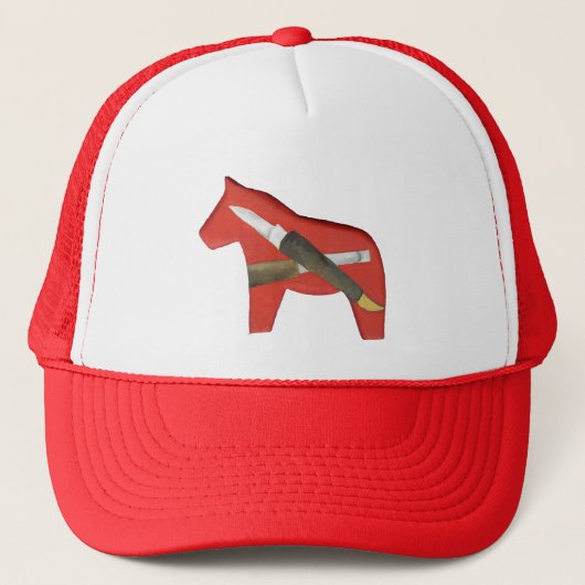 Pet van Red Dala Horse Carver (Voorkant)