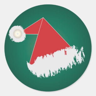 Pet van Santa Ronde Sticker