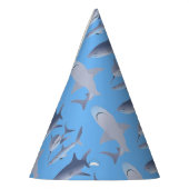 Pet van Sharks Party Feesthoedjes (Links)