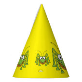 Pet van sprinkhaan feesthoedjes (Links)