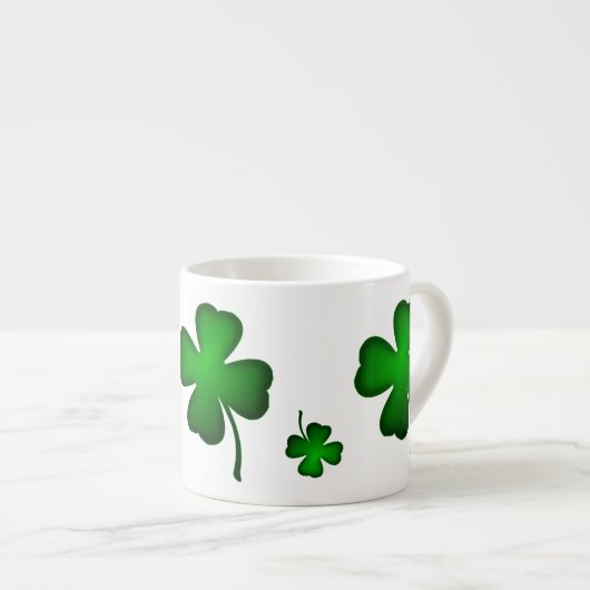 Pet van St. Paddy en shamrocks Espresso Kop (Voorkant rechts)