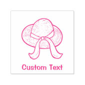 Pet van stro zelfinktende stempel (Design)