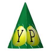 Pet van Tennis Ball Th-partij Feesthoedjes (Achterkant)