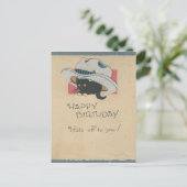  "Pet van u af"-dag Briefkaart (Staand voorkant)