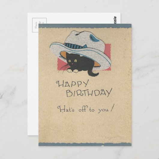 "Pet van u af"-dag Briefkaart (Voorkant / Achterkant)