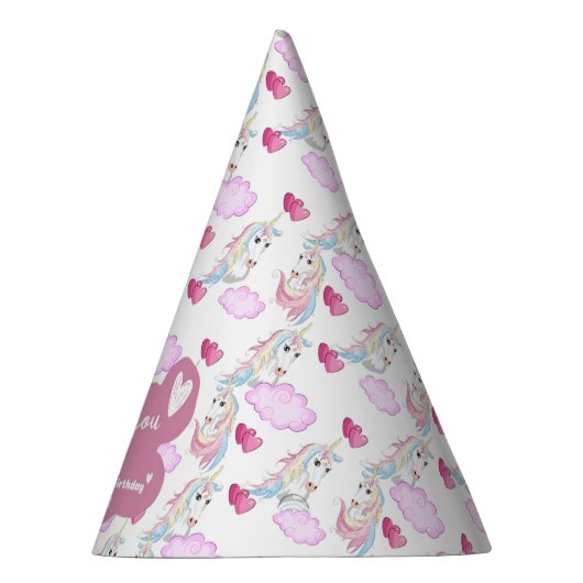 Pet van Unicorn Party Feesthoedjes (Rechts)