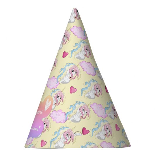 Pet van Unicorn Party Feesthoedjes (Rechts)