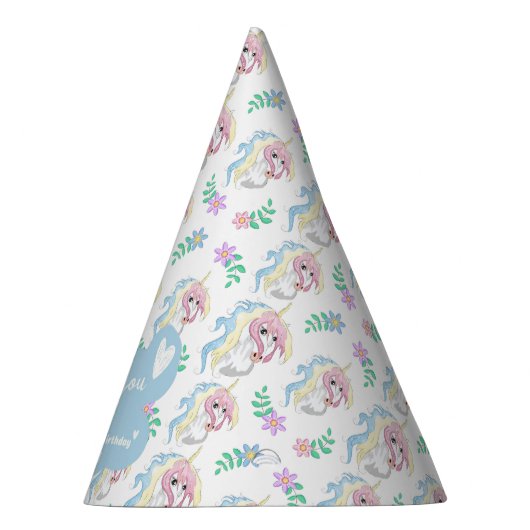 Pet van Unicorn Party Feesthoedjes (Rechts)