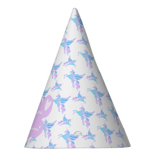 Pet van Unicorn Party Feesthoedjes (Rechts)